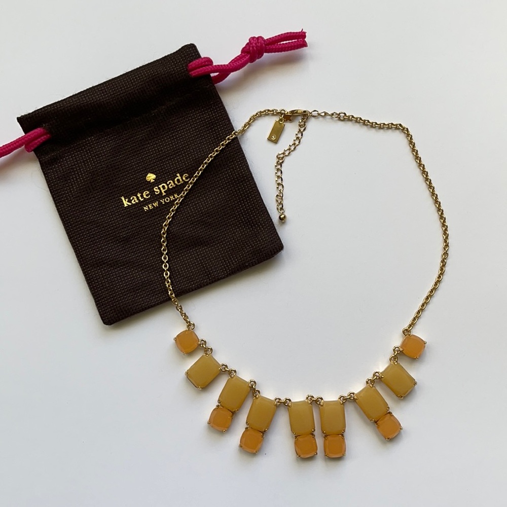 Kate Spade New York Yellow & Orange Statement Necklace